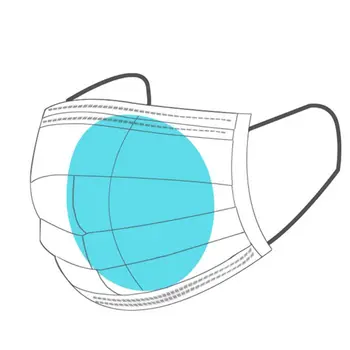 

100pcs Disposable breathable Mask Pad PM2.5 Dustproof Gasket Filter Replacement 2XPC