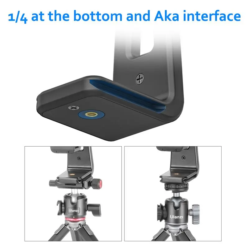 Ulanzi ST-20 Adjustable Vertical Shooting Mount Plastic Tablet Mount Holder Mobile Stand Conference Lecture Live Tripod Mount