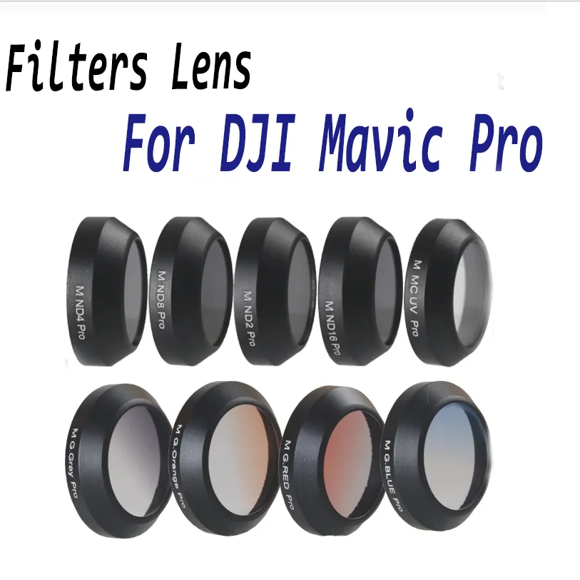 4pcs ND Filter Set Lens Filters for DJI Marvic 2 Pro Drone Quadcopter ND4, ND8, ND16, ND32 Compatible with DJI Marvic 2 Pro Only