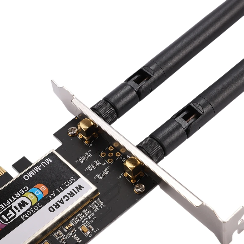WIRCARD для Intel 9260NGW WR-9200 Настольный ПК 1700 Мбит/с 2,4G/5G BT5.0 беспроводная карта+ удлиненная антенна беспроводная сетевая карта