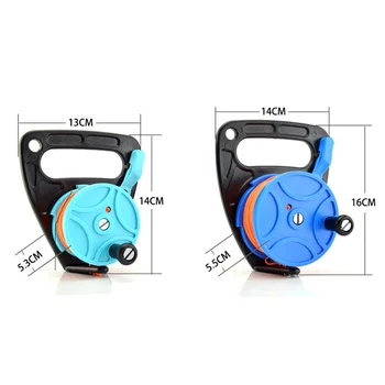 

150/272FT Diving Reel Spool Finger Line Retractable Reels With Handle Stopper For Snorkeling Underwater Water Sports Gear1 ly