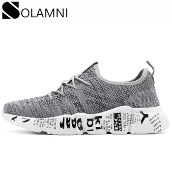 

2020 New Men Shoes Sneakers Breathable Light Man Casual Shoes Comfortable Platform Mesh Sneaker Male Lace Up Flat Shoe Trainers