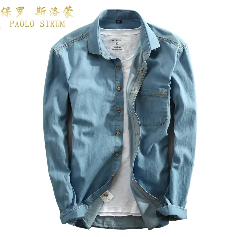 blue dress shirt with jeans