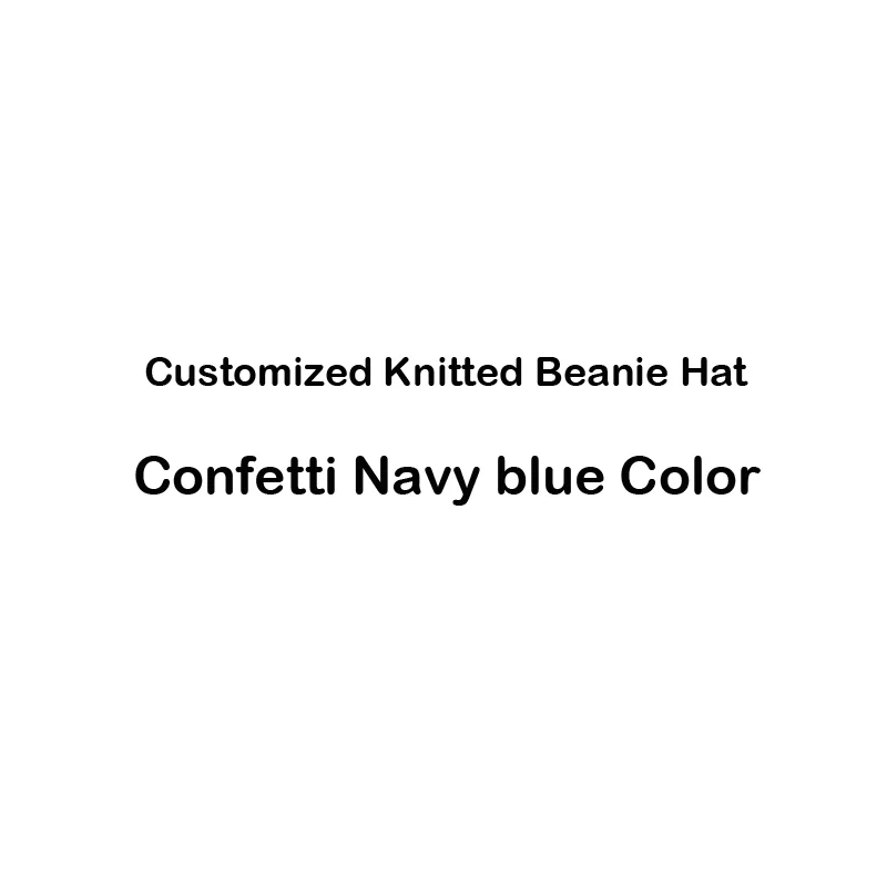Confetti Navy blue Подгонял шлем зимы - Цвет: Confetti Navy blue