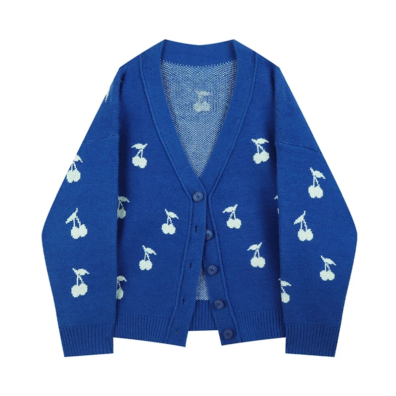 New 2022 Women Korean Style Fashion Cardigan Sweater Long Sleeve V-neck Single B&hellip;