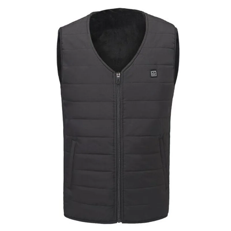 

Unisex Winter Outdoor Heated Smart USB Work Heating Sleeveless Jacket Coats Adjustable Temperature Control Safety Clothing LY013