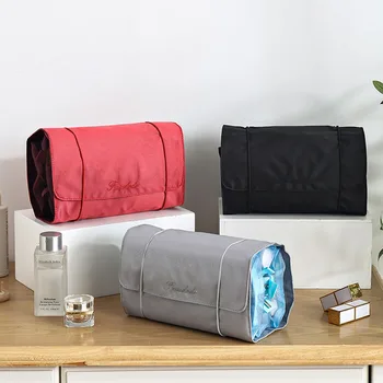 

MultifunctionalLladies Large-capacity Cosmetic Bag Detachable Wash Storage Bag Travel Portable Zipper Nylon Mesh Bag