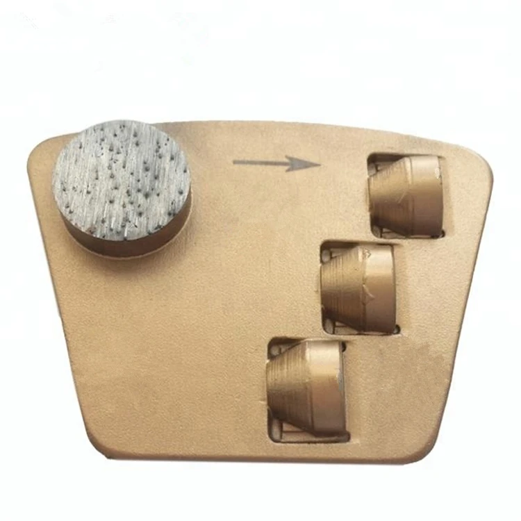 

PCD30 Top Quality PCD Diamond Grinding Pads for Glue Coating Epoxy Removal PCD Concrete Floor Disc with Three Half PCD 12PCS