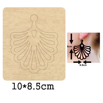 

Leaf Dangles Fan-shaped Earrings Cutting Wood Dies 2020 New Die Cut&Wooden Dies Fit Common Die Cutting Machines on the Market