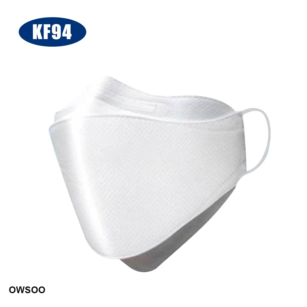 

20PCS/Box Outdoor KF94 Mask 94% Filtration Soft Breathable Masks Non-woven Fabric Protective Masks Anti-Coronavirus