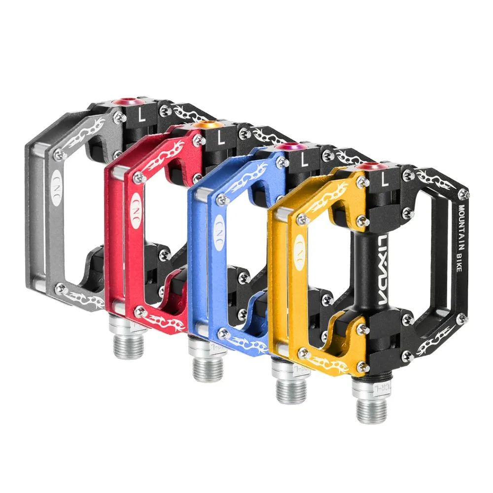 Педали для велосипеда MTB Горный велосипедные педали Платформа CNC алюминиевый сплав велосипедные полые педали
