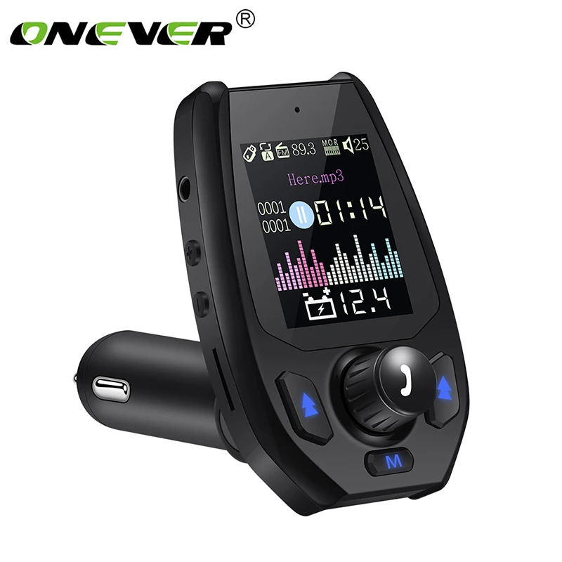 Fm передатчик Onever Bluetooth 5 0 адаптер AUX 5V3.1A двойное зарядное устройство USB с