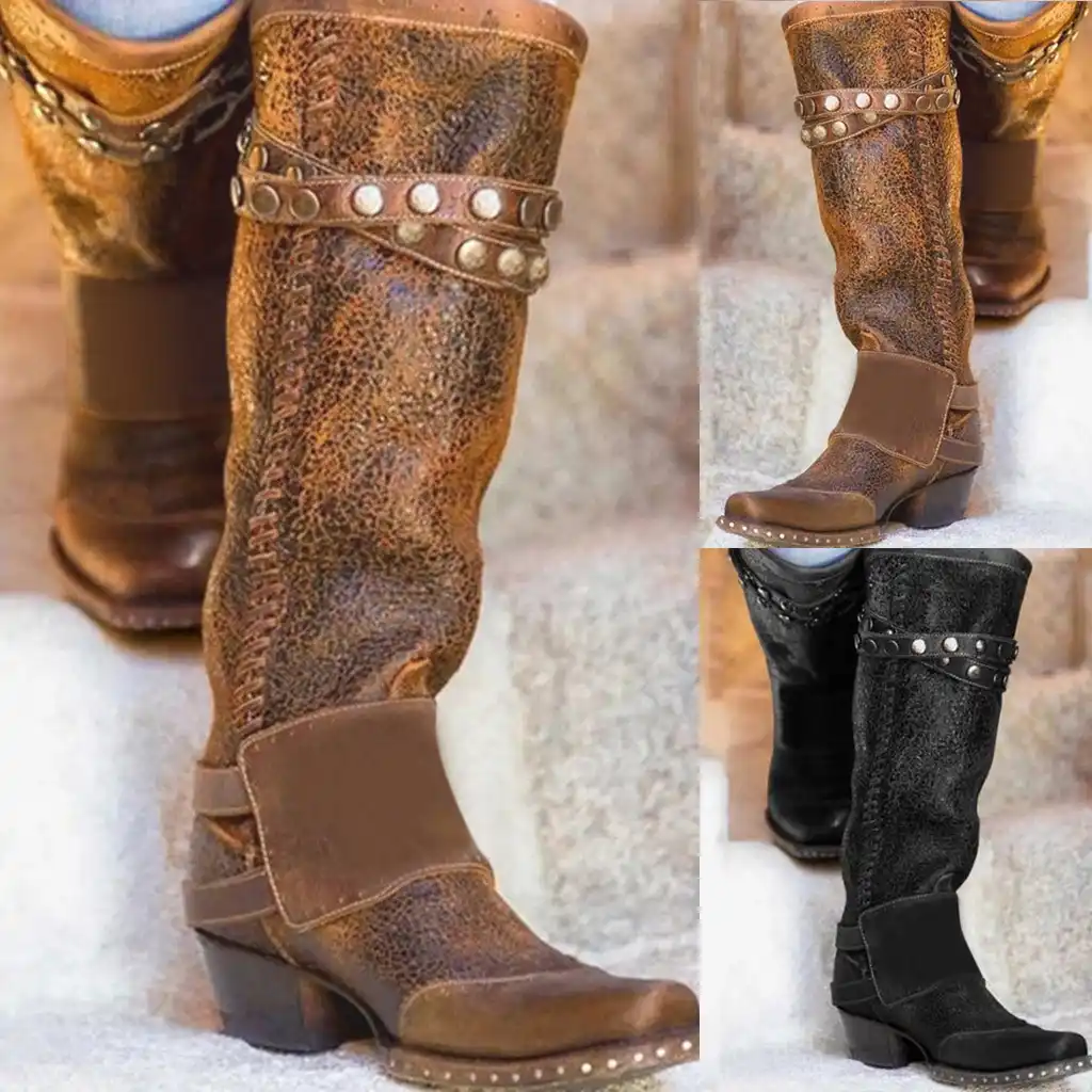 stylish biker boots