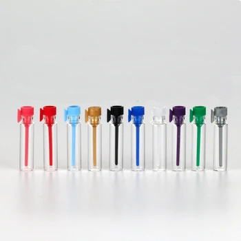 

1500Pcs/lot Mini 1ml Perfume Bottle Empty Clear Glass Test Tube Smelling Bottle Sample Vials Liquid Fragrance Canister Portable