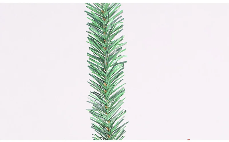 Искусственная ПВХ Рождественская елка шифрование зеленое дерево украшение пластиковая основа Рождественское украшение для украшения дома аксессуары