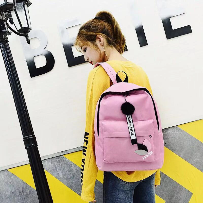 Mochila De hoja mujer Beg Sekolah Casual bolso de la escuela|Mochilas| - AliExpress