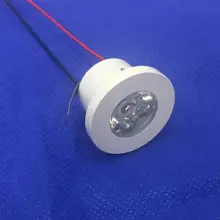 5 шт./партия белый мини светильник под свет в шкафу 1 Вт утопленные потолочные светильники AC85-265V затемненные светильники