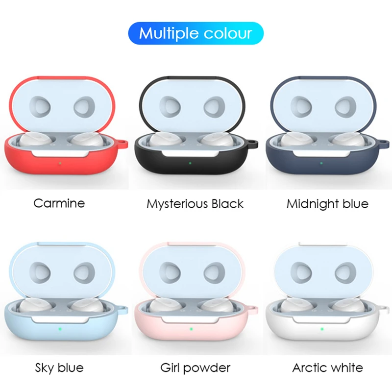 Силиконовый мягкий чехол для Samsung Galaxy Buds Plus силиконовый зарядки противоударные
