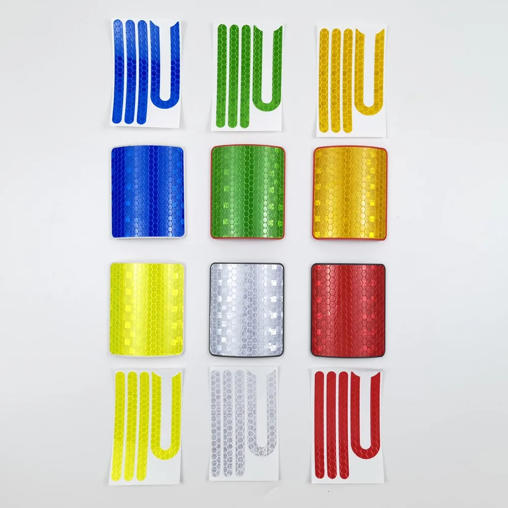 1Set Front&Rear Wheel Cover And License Reflector Sticker For XIAO*MI M365/PRO PET Electric Scooters Component Parts Accessories
