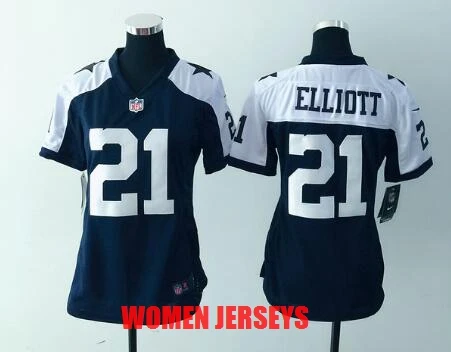 COLOR AS PHOTO SHOWN Стилизованный Dallas s Ezekiel Elliott для женщин Джерси - Цвет: COLOR AS PHOTO SHOWN