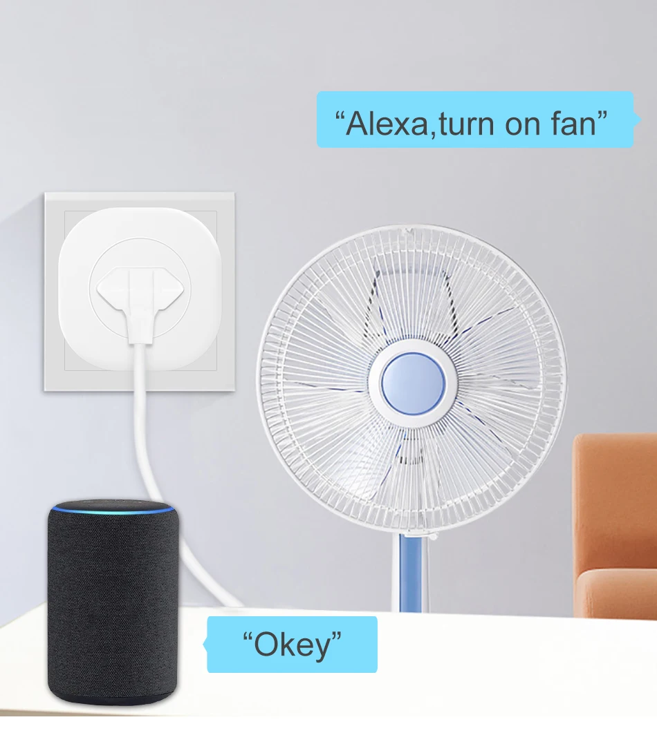 de Energia, Controle Remoto por Voz, Alexa,