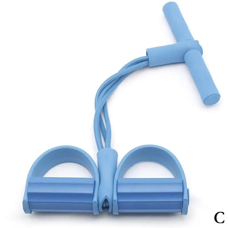 1Pcs Upgraded Version of the Four-tube Pedal Puller Sit-ups Loss Waist Fitness Belly Beauty Body Shaping Fitness Equipment Pedal - Цвет: C