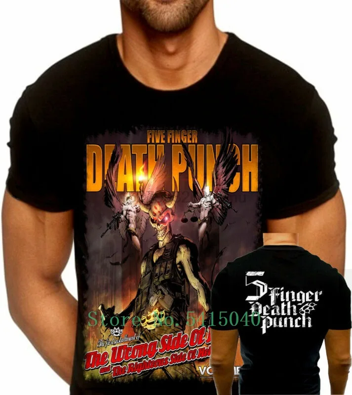 Новинка, футболка с надписью «Five Finger Death Punch», Новое поступление, футболка-S-5xl
