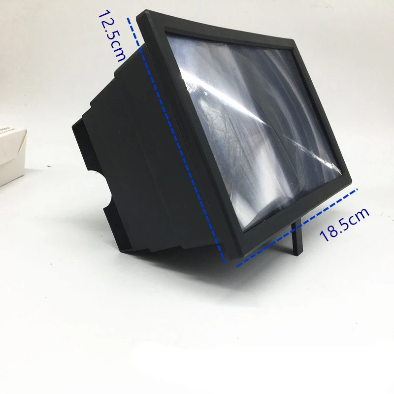 Держатель планшета 3D увеличитель для экрана телефона стереоскопический усилительный Настольный складной кожаный кронштейн держатель мобильного телефона