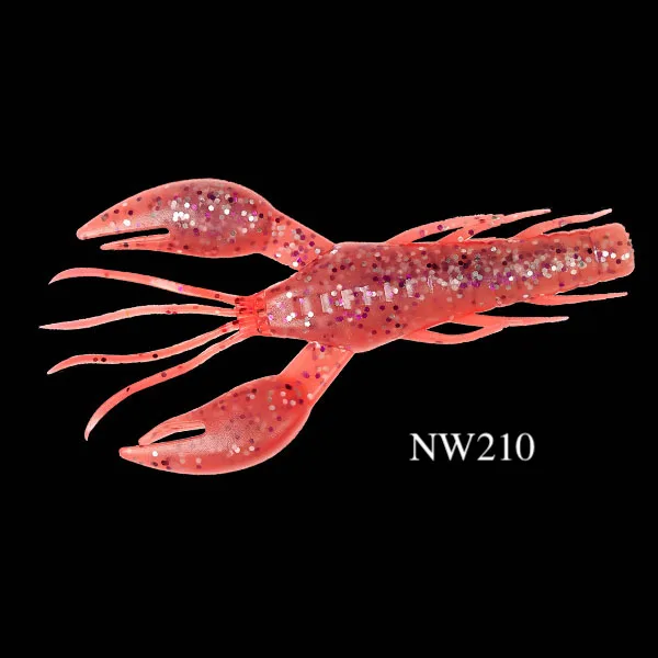 NW210 NOEBY мягкие приманки, рыболовные приманки 60 мм/1,6 г 95 мм/9 г, силиконовые приманки-раки, креветки, приманки для ловли рыбы - Цвет: NW210