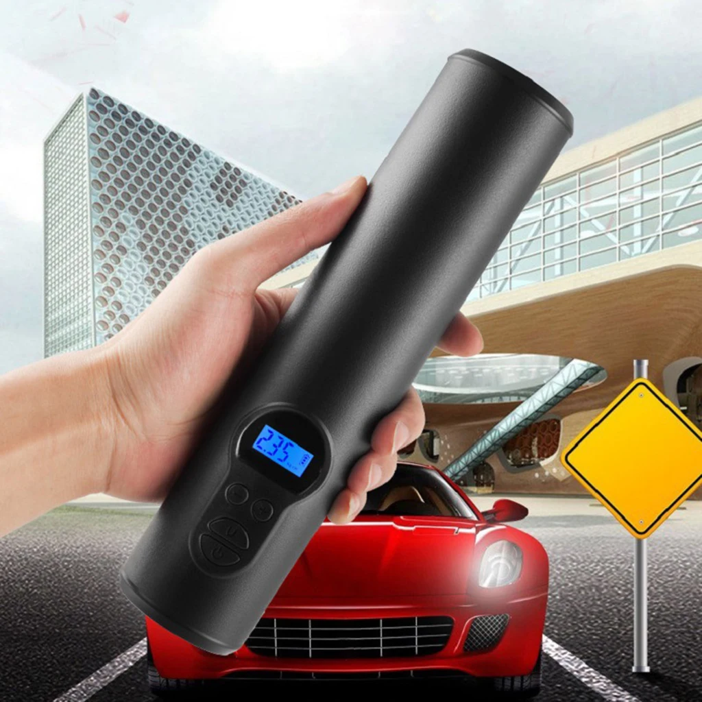 12V 150PSI Car Wireless Inflatable Pump Air Compressor Electric Air Pump USB LCD Display Portable Tire Inflator For Car Bicycle