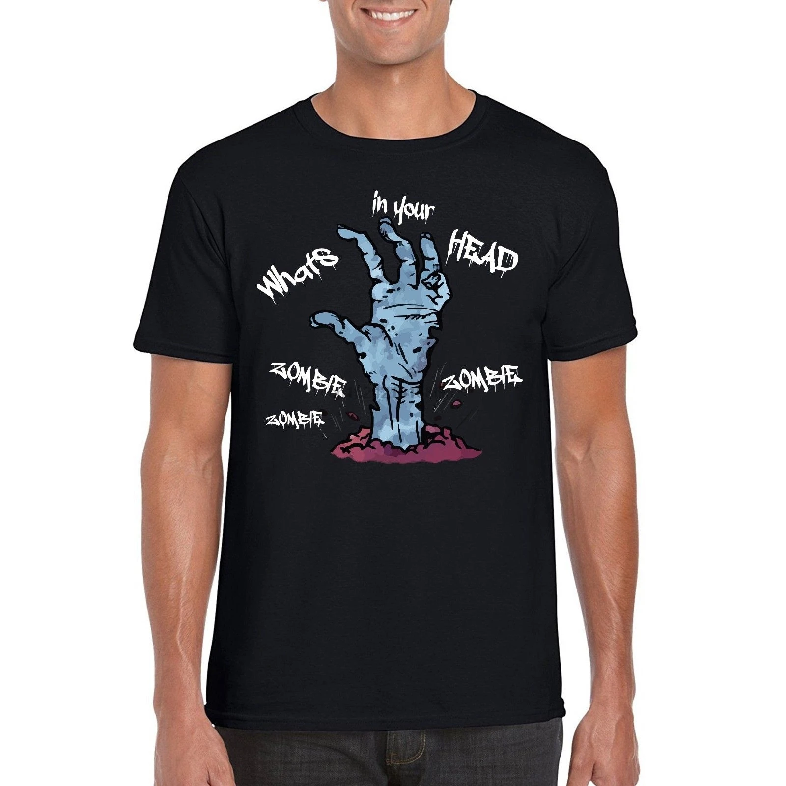 What In Your Head Zombie T shirt The Cranberries Group Tee Top Casual