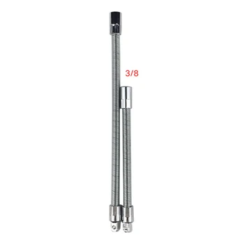 

2pcs 3/8 Professional Metal Bending Shaft Connecting Adapter Link Universal Charging Drill Shaft Adapter Woodworking Tools