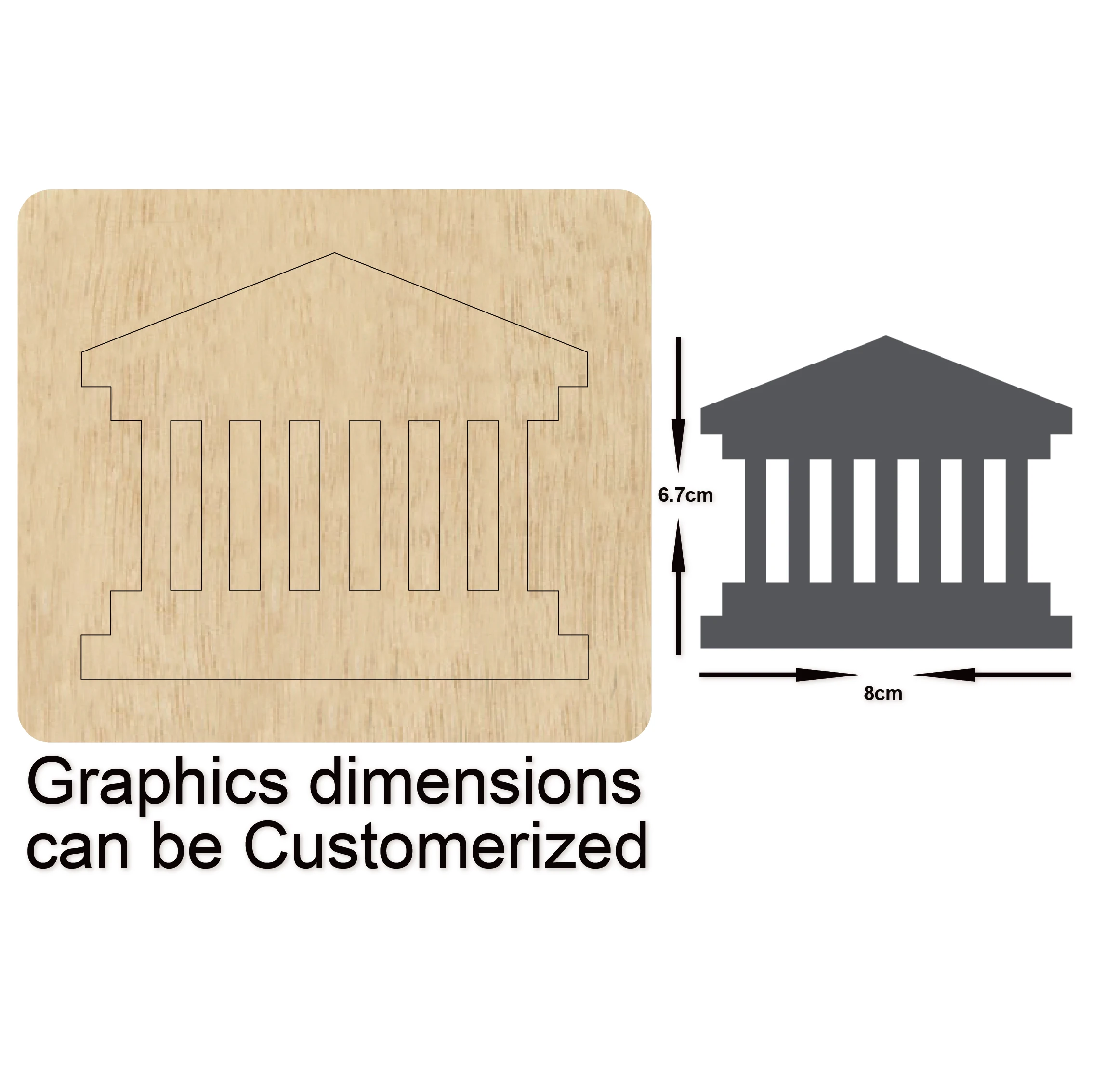 

Small pavilion wooden dies Steel Die new wooden mould cutting dies for scrapbooking