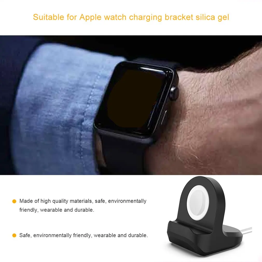 Charge Stand Holder Station for iWatch Series 1/2/3/4 Apple Watch Charging Dock Charging Cable for Watch Portable mobile holder for hand