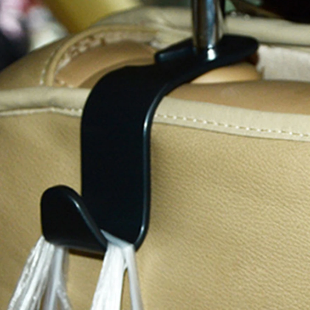 4PCS/Set Auto Seat Back Hooks Hanger Organizer Universal Headrest Mount Storage Hook House Storage Simple Styling