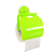 Декоративные принадлежности для ванной комнаты легко установить настенный портативный кухонный сильный всасывающий с крышкой рулон стенд держатель ткани