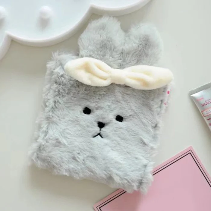 Kawaii Portable Plush Rabbit Box Makeup Cosmetic Bag Drawstring Toiletry Case 998
