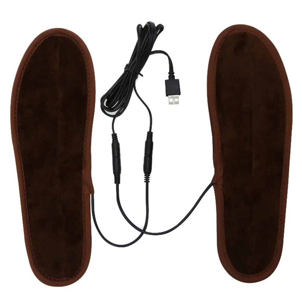 

1pair Men Women Thermal Sport Comfortable Soft Warm Heating Shoe Pad USB Rechargeable Walking Foot Care Winter Outdoor