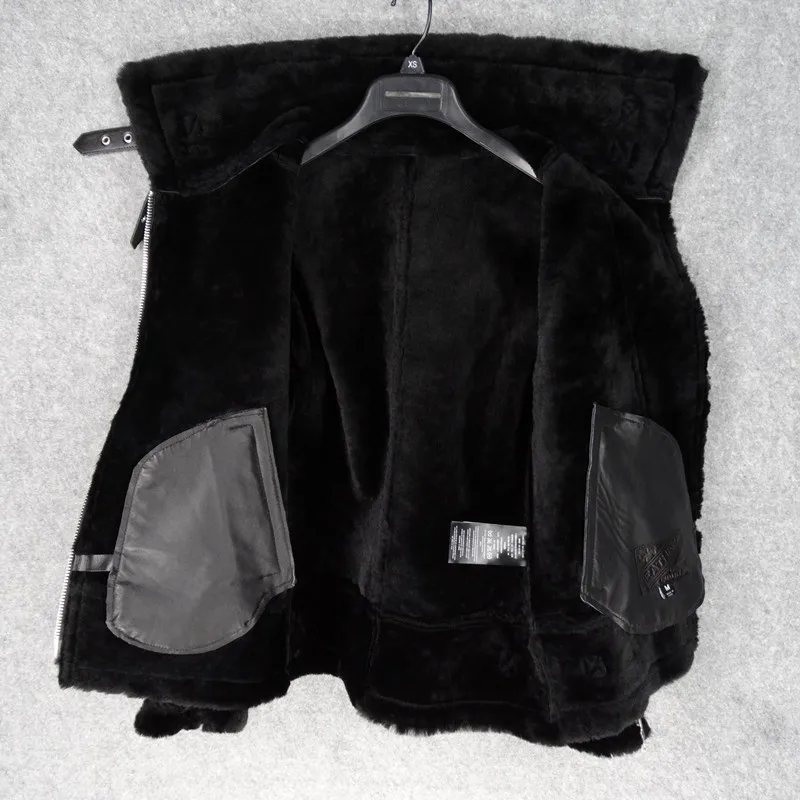 Женское пальто из натуральной кожи в европейском и итальянском стиле, Женская куртка из овчины, женская зимняя теплая одежда, шерстяная кашемировая подкладка