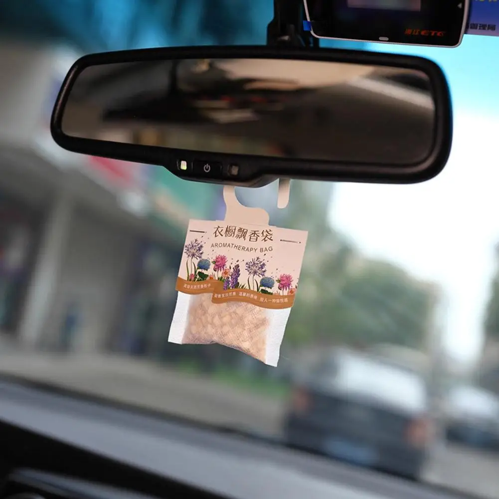 3Pcs Lavender Scented Sachets Natural Smell Incense Air Fresh Scent Bag Odor Remove Fragrant Bags For Drawer Closet Car
