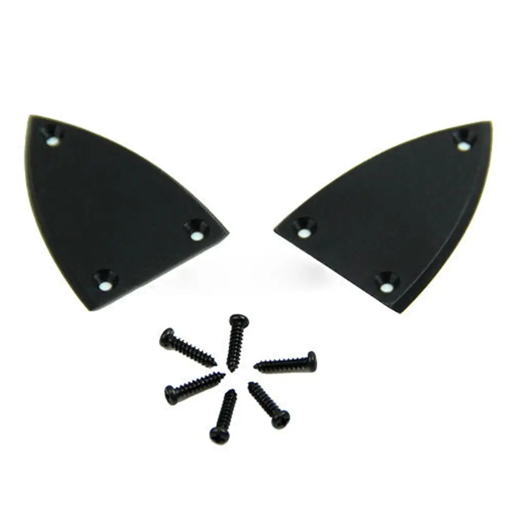 

Black Truss Rod Cover With Screws For Guitar 3 Holes Guitar Parts Accessories