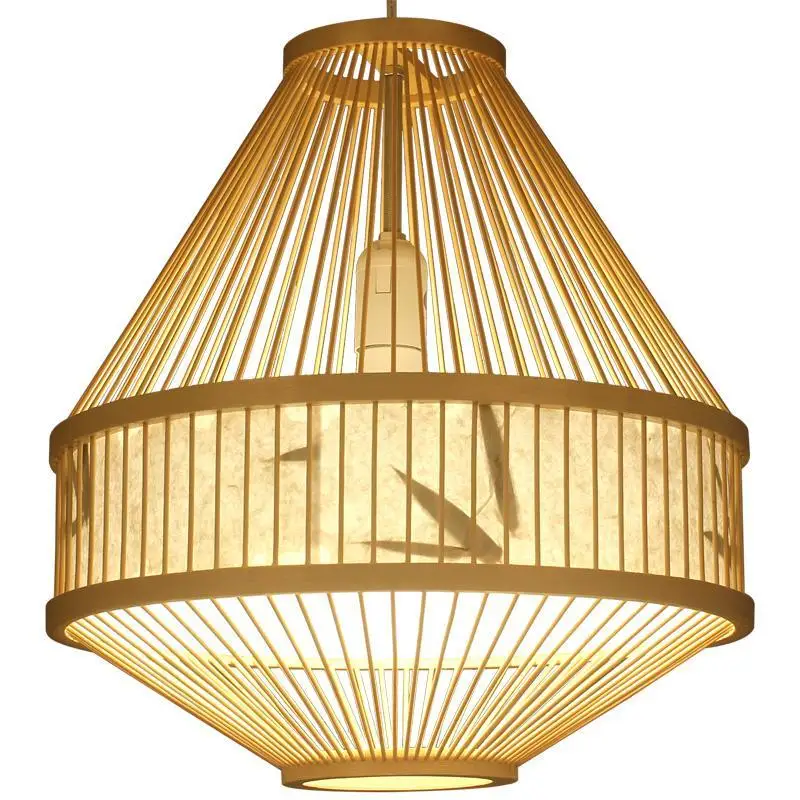 

Chinese Classical Bamboo Pendant Lights Creative LED Pendent Lamp Dining Living Room Bedroom Kitchen Loft Hanging Lamp Luminaria
