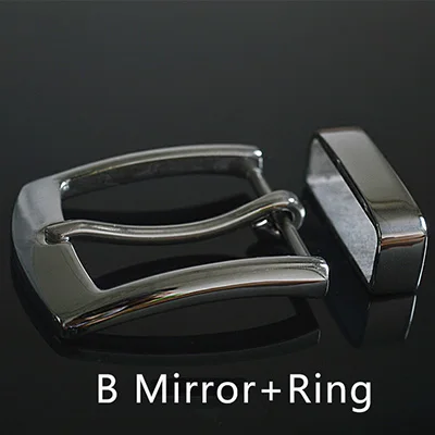 BMirror Ring Meetee 1 шт. 40 мм пряжки для ремня из нержавеющей стали для мужчин металлические кольца розовая Пряжка ремень голова DIY дизайнер кожевенное ремесло Аппаратные части - Цвет: BMirror Ring