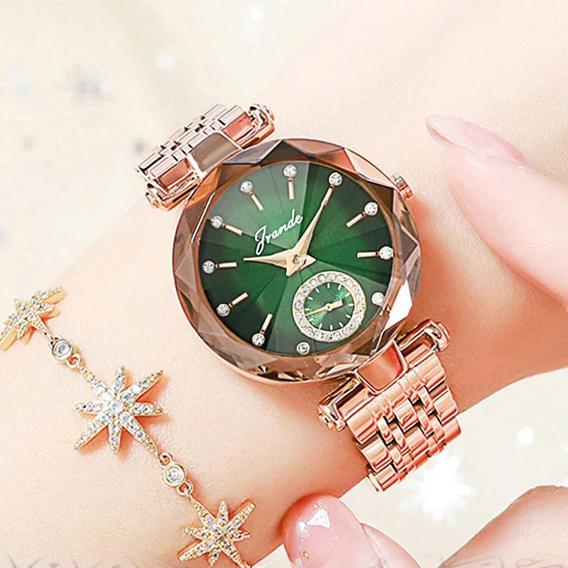 High Quality Women Wrist Watches 2023 Top Brand Luxury Quartz Watch For Female Clock Stainless Steel Relogio feminino Rose Gold