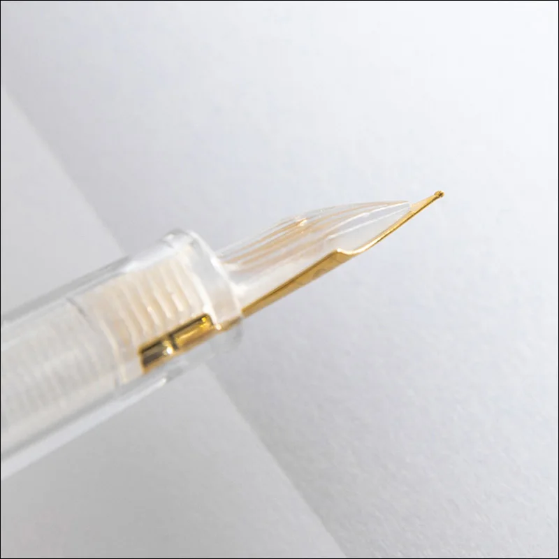Transparent Fountain Pen Plastic Piston Filler Ink Pens For Writing School Office Supplies Stationery Fountain Pen