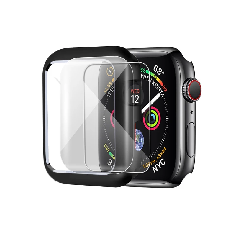 Magnetic cover For Apple Watch case apple watch 5 4 3 44mm/40mm iwatch band 5 42mm/38mm screen protector protective glass