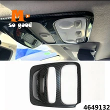 For Renault Clio 4 2013/14/15/16 Clio4 ABS Carbon Fiber Front Read Light Lampshade Panel Cover trim Car accessories sticker