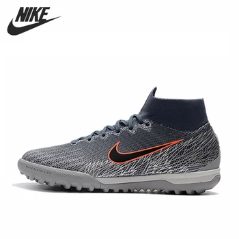 

Nike Mercurial SuperflyX VI 360 Elite TF Football Cleats Boots Turf Soccer Shoes Euphoria Pack Sneakers Men Blue Boots