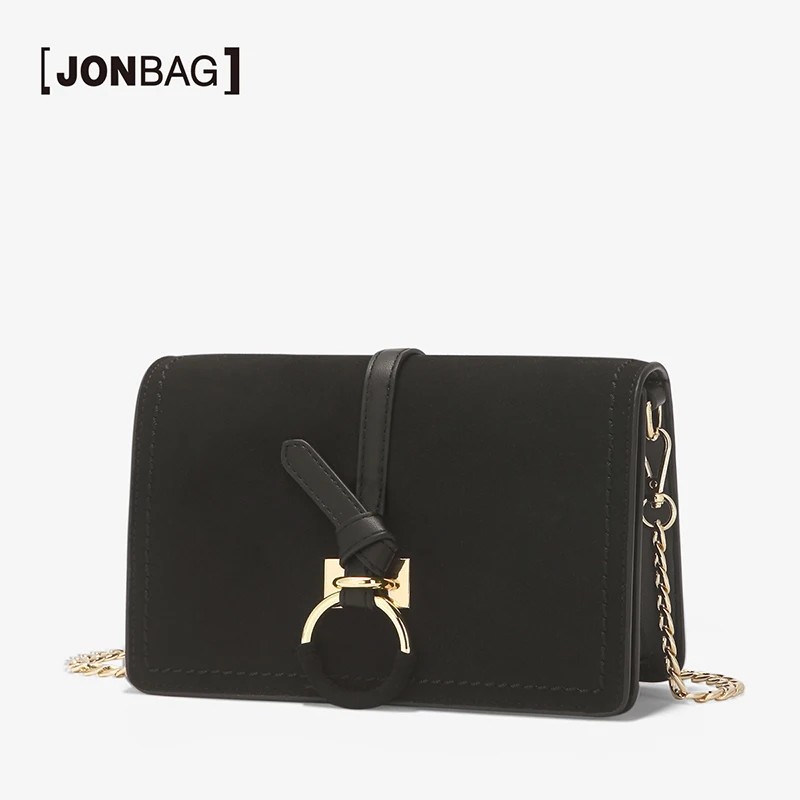 JONBAG, маленькая черная сумка на цепочке,, осенняя и зимняя популярная сумка, женская сумка-мессенджер, женская сумка, Студенческая, дикая, ins, Новинка