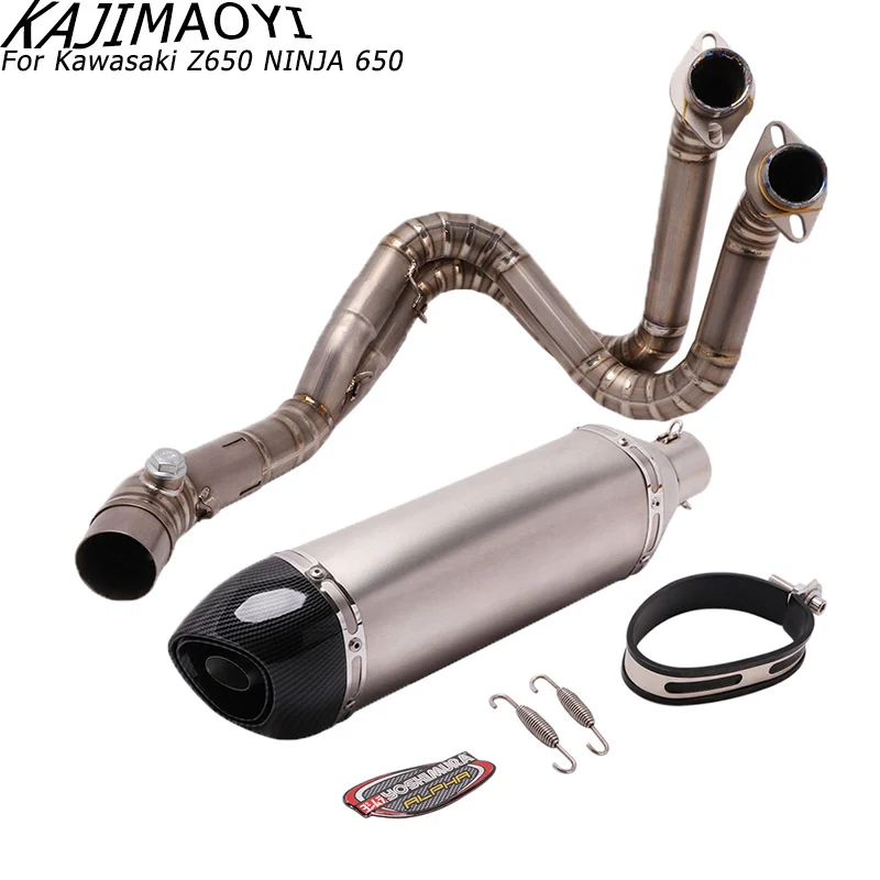Kawasaki ER6F ER6N Ninja 650R 650 Yoshimura мотоцикл глушитель полный системы Соединительная труба для Kawasaki ER-6N ER-6F 2012